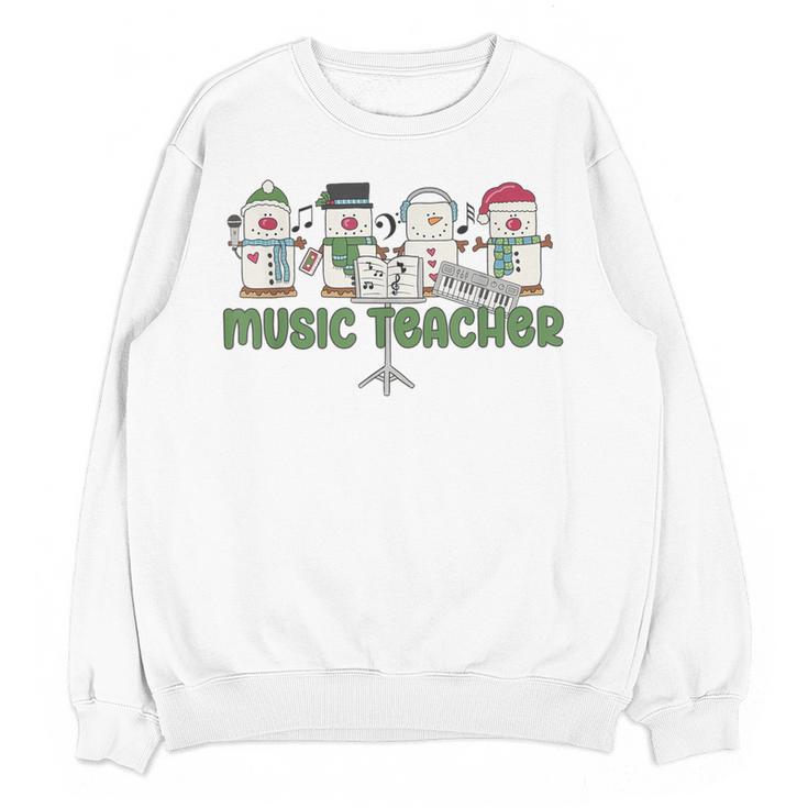 Music Teacher Christmas Holiday Wnter Music Instructor Women Crewneck Sweatshirt, novelty gifts, funny gifts Music Teacher Christmas Holiday Wnter Music Instructor Women Crewneck Sweatshirt, novelty gifts, funny gifts