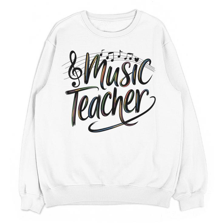 Music Teacher For Women Elementary First Day Of School Women Crewneck Sweatshirt, novelty gifts, funny gifts Music Teacher For Women Elementary First Day Of School Women Crewneck Sweatshirt, novelty gifts, funny gifts