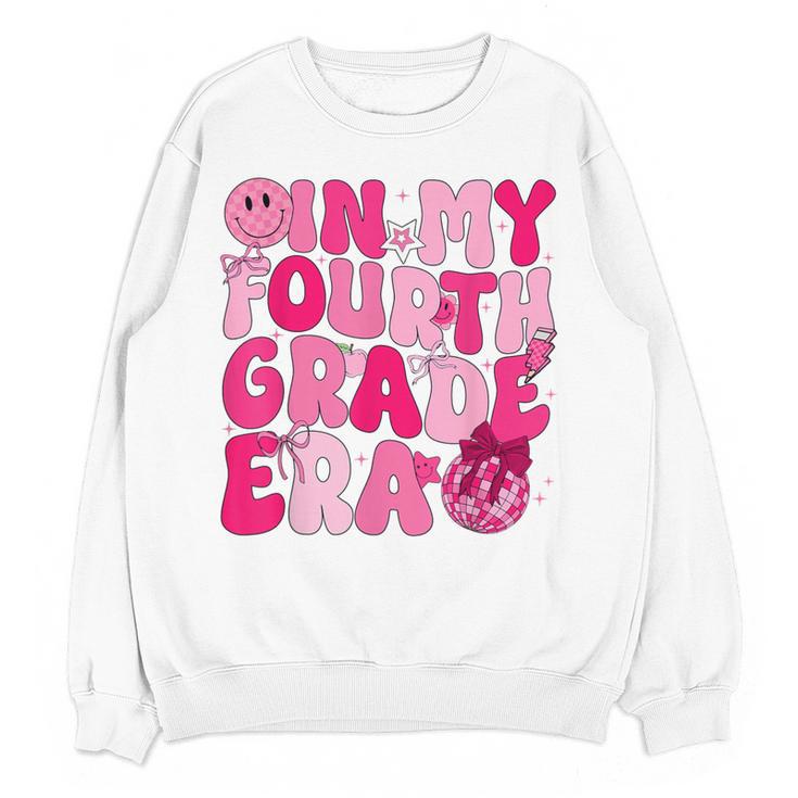 Pink Fourth Grade Era 4th Back To School Grade Teacher Women Crewneck Sweatshirt, novelty gifts, funny gifts Pink Fourth Grade Era 4th Back To School Grade Teacher Women Crewneck Sweatshirt, novelty gifts, funny gifts