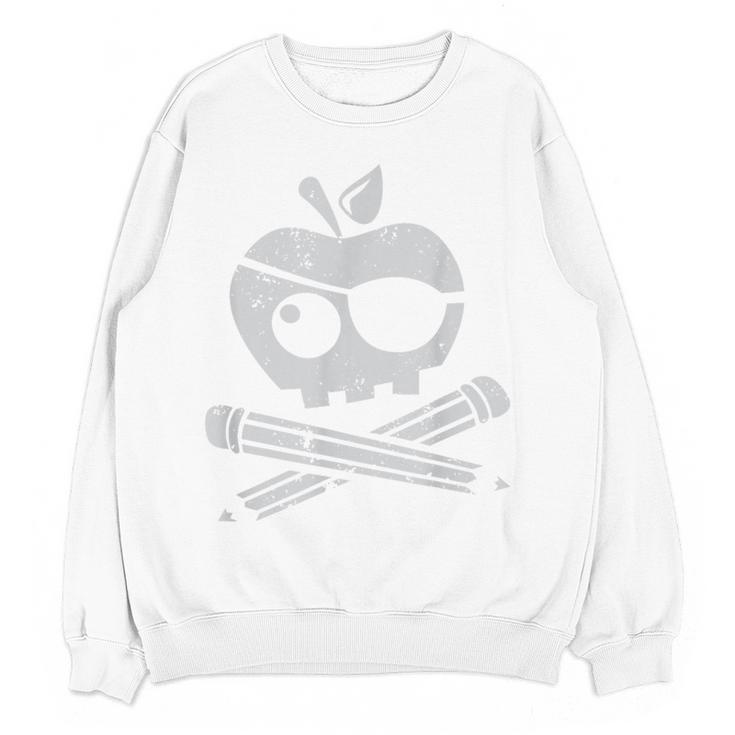Pirate Teacher Women Crewneck Sweatshirt, novelty gifts, funny gifts Pirate Teacher Women Crewneck Sweatshirt, novelty gifts, funny gifts