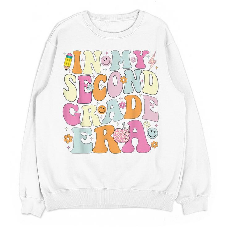 In My Second Grade Era 2nd Grade Girl Teacher Back To School Women Crewneck Sweatshirt, novelty gifts, funny gifts In My Second Grade Era 2nd Grade Girl Teacher Back To School Women Crewneck Sweatshirt, novelty gifts, funny gifts