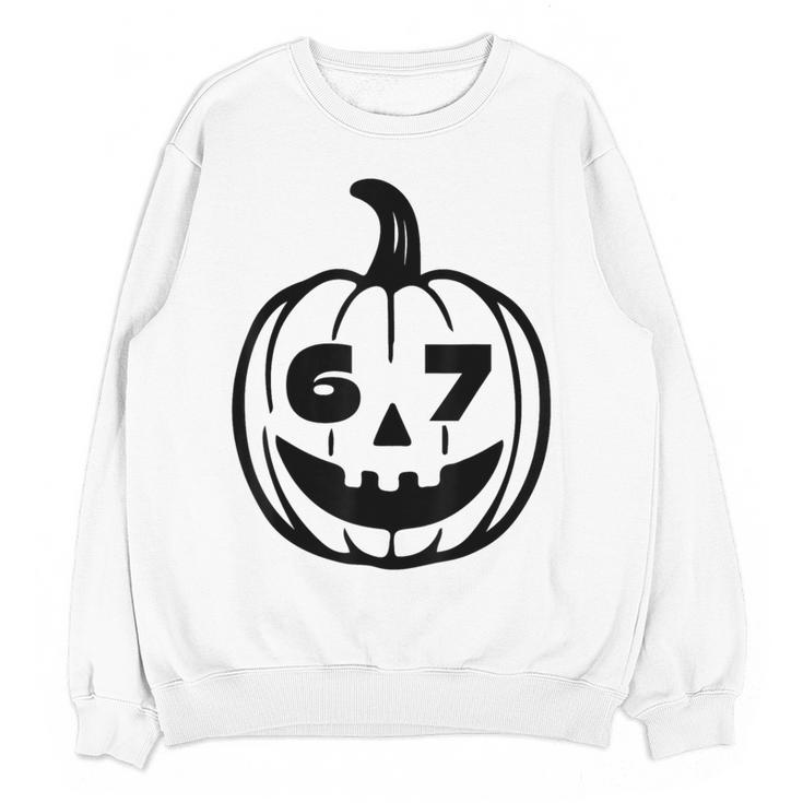 Six Seven Halloween Costume For Students Teachers Women Crewneck Sweatshirt, novelty gifts, funny gifts Six Seven Halloween Costume For Students Teachers Women Crewneck Sweatshirt, novelty gifts, funny gifts