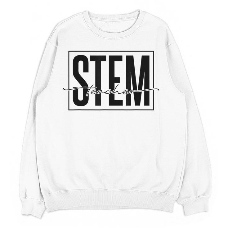 Stem Teacher Science Technology Engineering Math Teachers Women Crewneck Sweatshirt, novelty gifts, funny gifts