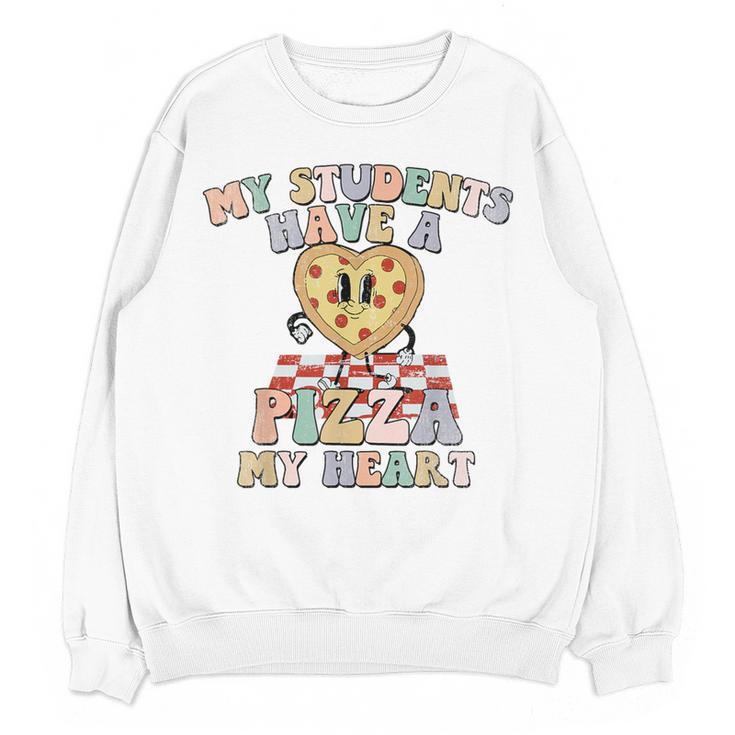 My Students Have A Pizza-My-Heart Valentines Day Teacher Women Crewneck Sweatshirt, novelty gifts, funny gifts My Students Have A Pizza-My-Heart Valentines Day Teacher Women Crewneck Sweatshirt, novelty gifts, funny gifts