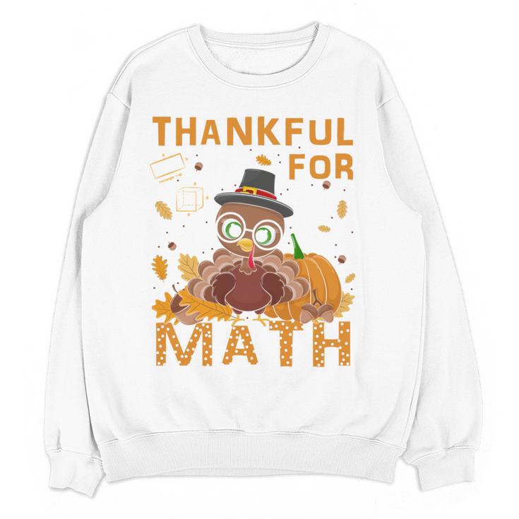 Thankful Math Turkey Teacher Happy Thanksgiving Women Crewneck Sweatshirt, novelty gifts, funny gifts Thankful Math Turkey Teacher Happy Thanksgiving Women Crewneck Sweatshirt, novelty gifts, funny gifts