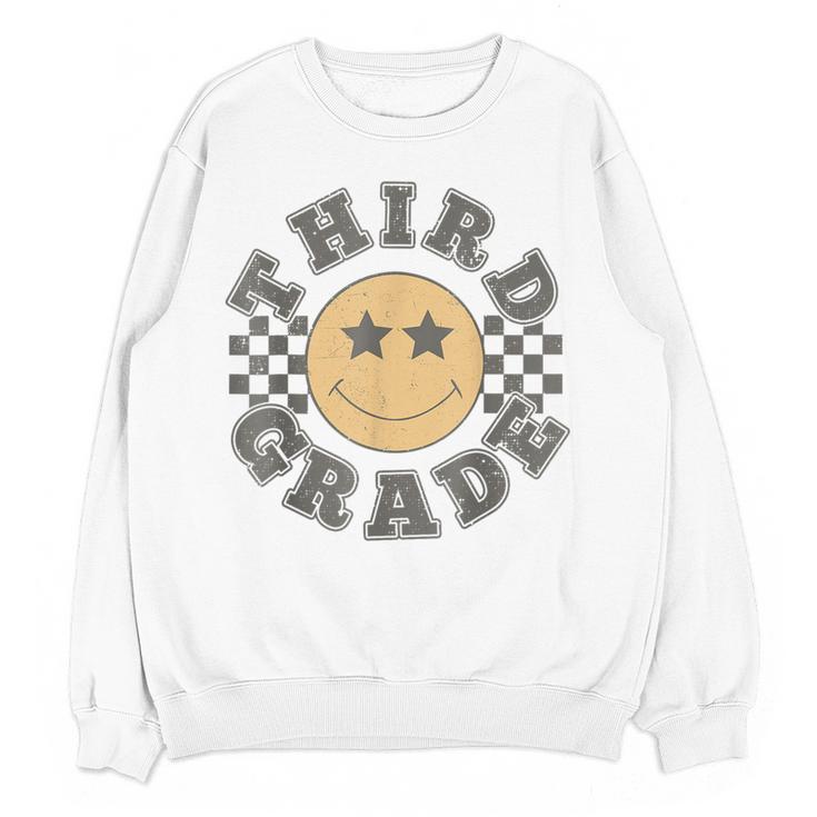 Third Grade 3rd Grade First Day Of 3rd Grade Teachers Women Crewneck Sweatshirt, novelty gifts, funny gifts Third Grade 3rd Grade First Day Of 3rd Grade Teachers Women Crewneck Sweatshirt, novelty gifts, funny gifts