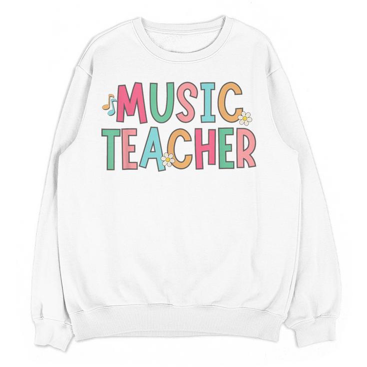 Women Music Teacher First Day Of School Elementary School Women Crewneck Sweatshirt, novelty gifts, funny gifts Women Music Teacher First Day Of School Elementary School Women Crewneck Sweatshirt, novelty gifts, funny gifts