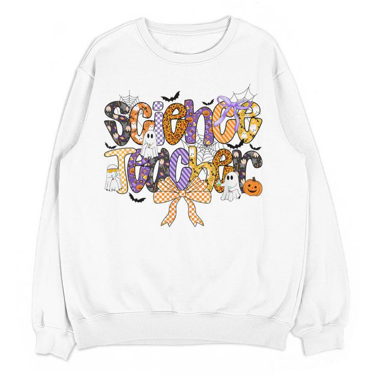 Women Spooky Science Teacher Halloween Science Stem Teacher Women Crewneck Sweatshirt, novelty gifts, funny gifts Women Spooky Science Teacher Halloween Science Stem Teacher Women Crewneck Sweatshirt, novelty gifts, funny gifts