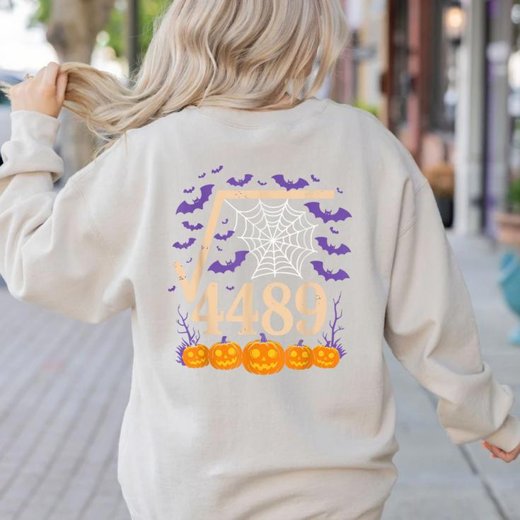 67 Meme Math Teacher 6 7 Square Root 4489 Women's Sweatshirt Back Print