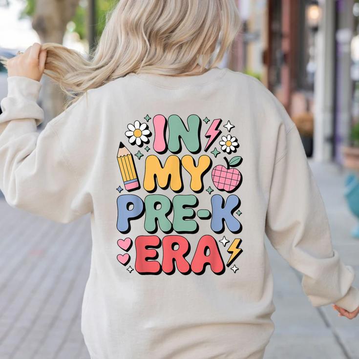 Cute Pre-K For Men Women Kindergarten Pre-K Teacher Women's Sweatshirt Back Print