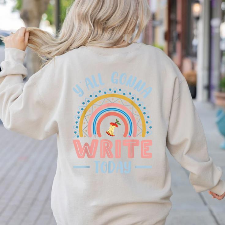 ELA English Teacher Women's Sweatshirt Back Print