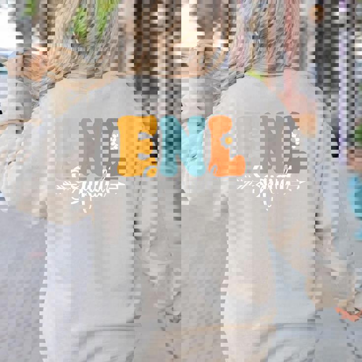 ENL Squad Back To School Teachers Students ENL Crew Men Women Girls Kids Women&#x27;s Sweatshirt Back Print