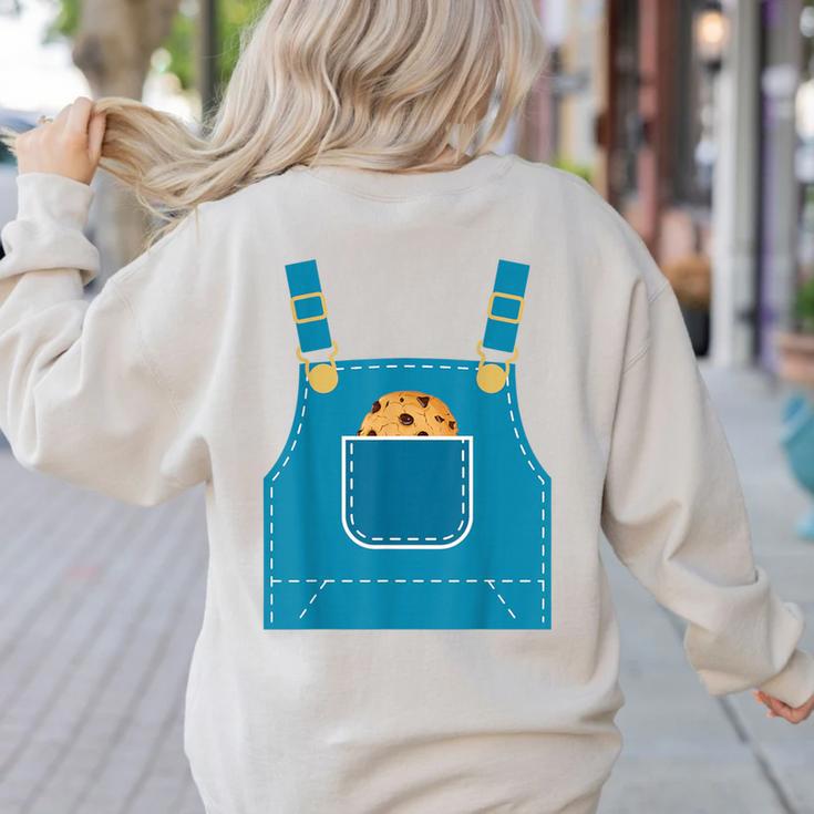 Mouse Halloween Costume Book Cookie Teacher Student Women's Sweatshirt Back Print