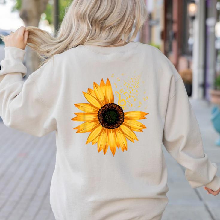 Music For Men Women Music Teacher Music Lover Women's Sweatshirt Back Print