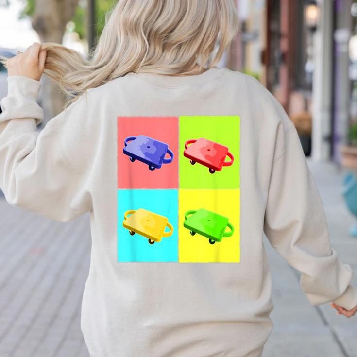 Scooter Physical Education PE Gym Teacher Women's Sweatshirt Back Print