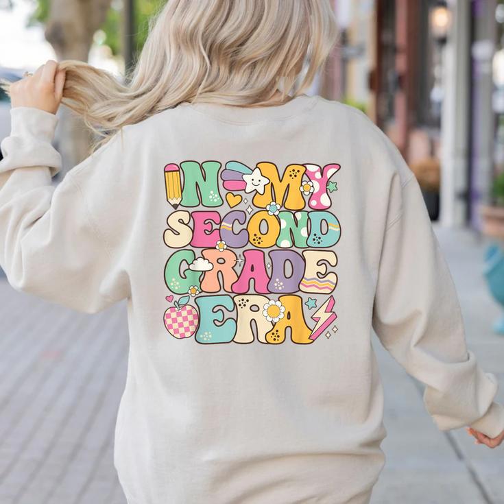 In My Second Grade Era Girl Back To School 2nd Grade Teacher Women's Sweatshirt Back Print