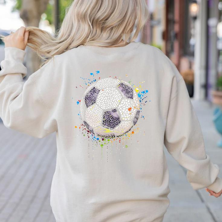 Soccer Dot Day Shirts For Kids Men Women Teacher Women's Sweatshirt Back Print