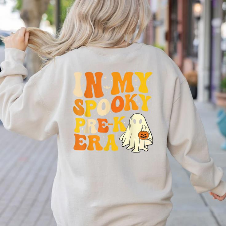 In My Spooky PRE-K Teacher Era Halloween Costume Tee Women's Sweatshirt Back Print