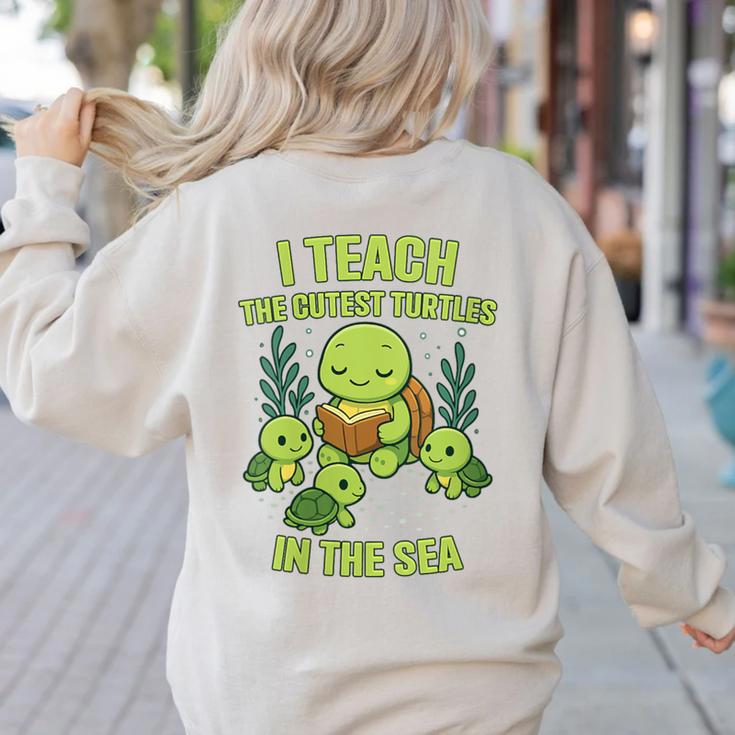 Teachers Day Women's Sweatshirt Back Print