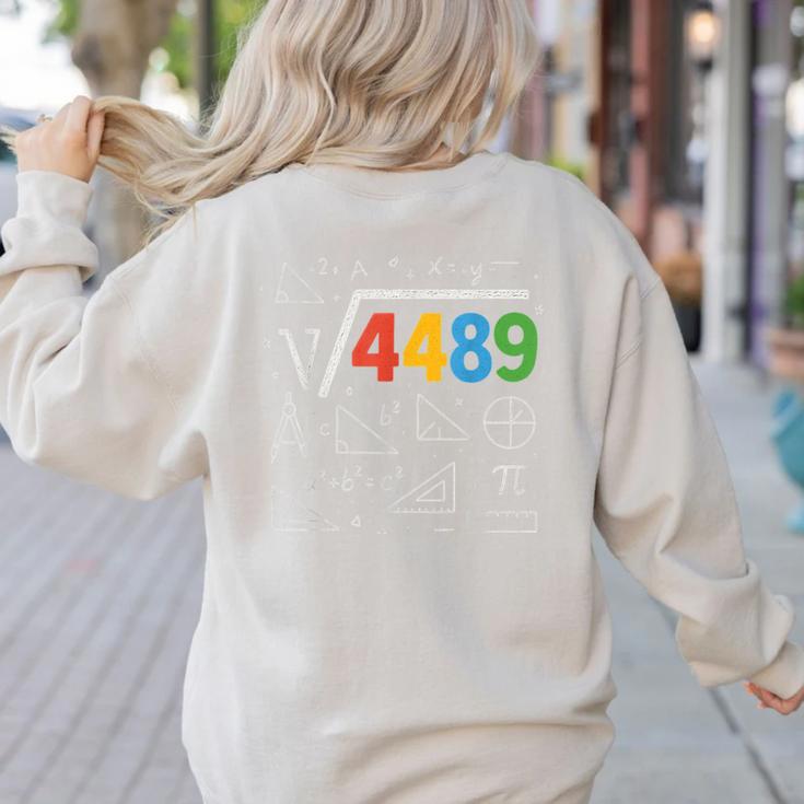 67 Meme Square Root 4489 Slang Six Seven Math Teacher Women's Sweatshirt Back Print 67 Meme Square Root 4489 Slang Six Seven Math Teacher Women's Sweatshirt Back Print