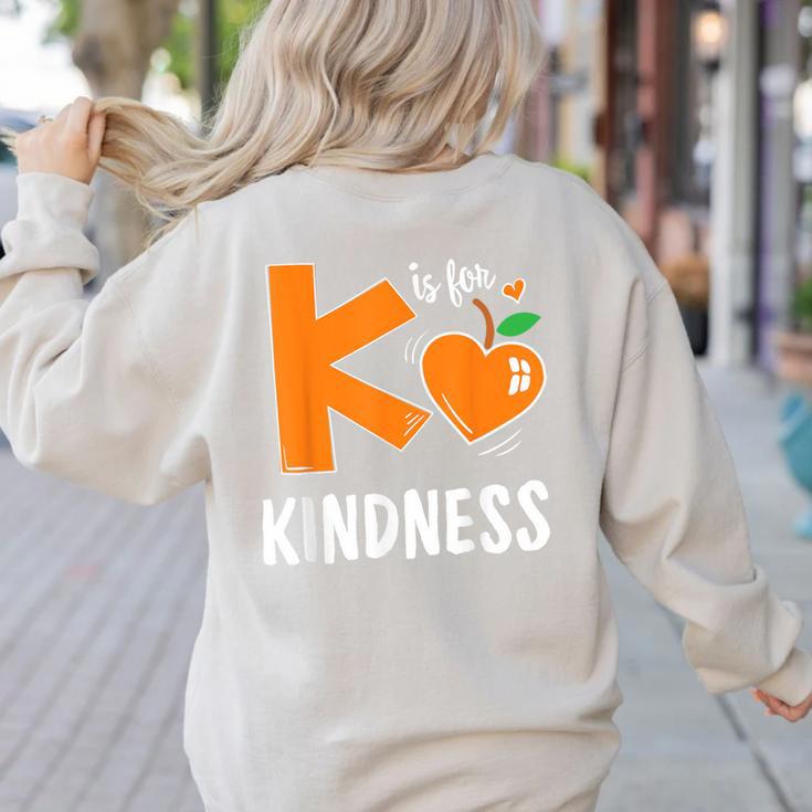 Matching Unity Day Orange Teacher Kindness Antibulliyng 2023 For Men Women Kids Women's Sweatshirt Back Print