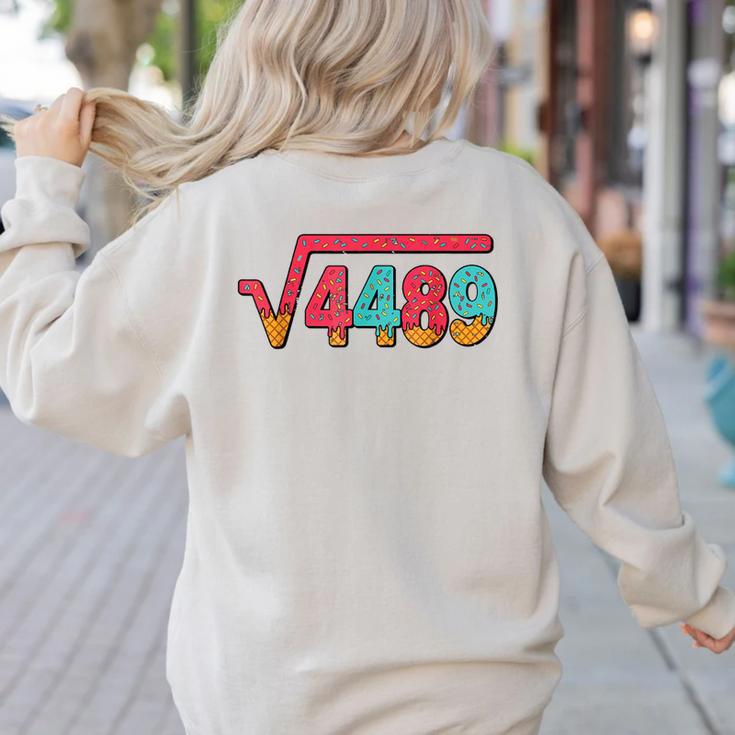 Square Root 4489 Slang Math Teacher Six Seven 6 7 Meme 67 Women's Sweatshirt Back Print Square Root 4489 Slang Math Teacher Six Seven 6 7 Meme 67 Women's Sweatshirt Back Print