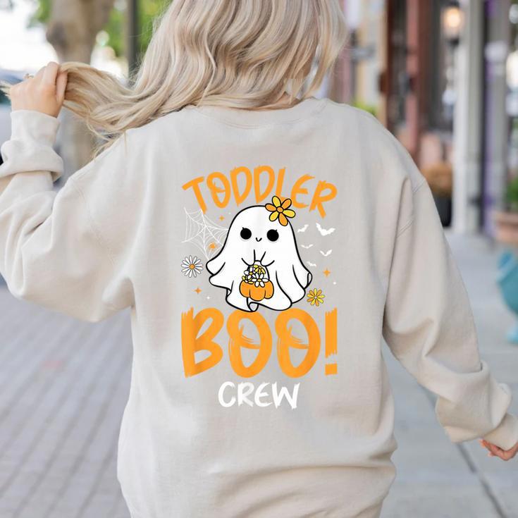 Toddler Boo Crew Babysitters Daycare Teacher Halloween Party Women's Sweatshirt Back Print Toddler Boo Crew Babysitters Daycare Teacher Halloween Party Women's Sweatshirt Back Print