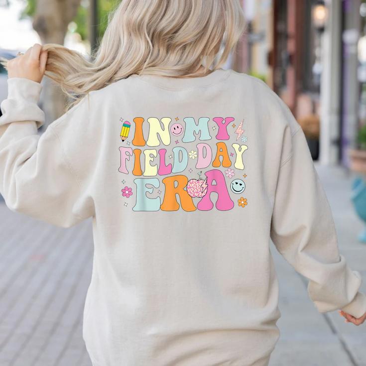 In My Field Day Era Teacher Kids Cute Groovy Field Day Women's Sweatshirt Back Print