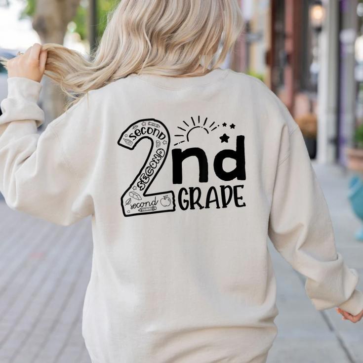 Hello On To 2nd Grade Teachers Boys And Team Secound Grade Women's Sweatshirt Back Print
