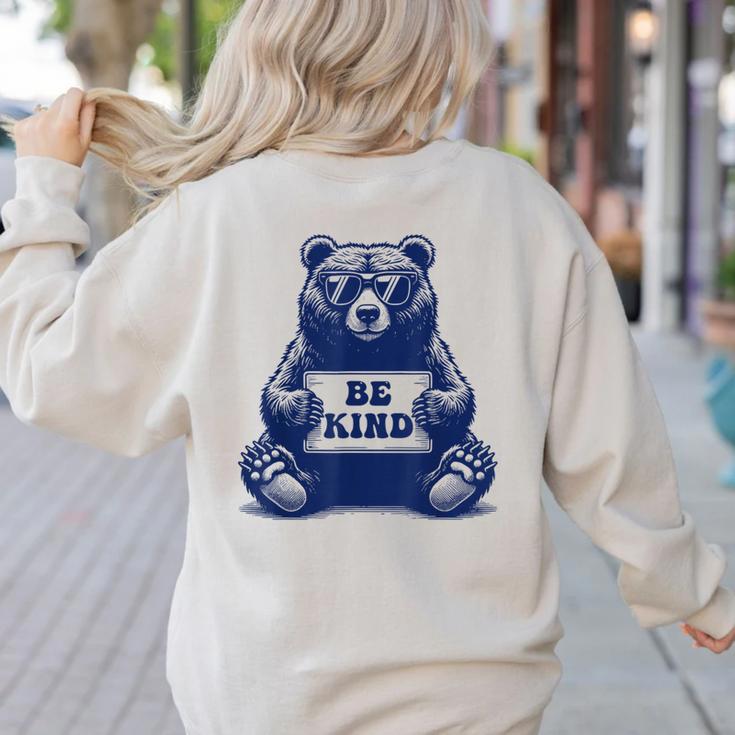 Be Kind For Teacher Kindness Women Men Women's Sweatshirt Back Print