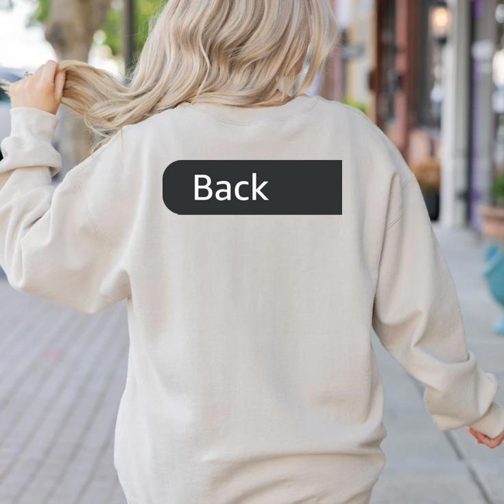 Retro ABCD Teacher Tour Kindergarten Teacher Back To School Women's Sweatshirt Back Print