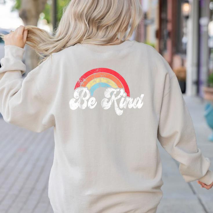 Unity Day Orange Teacher Kindness Antibulliyng Be Kind Women's Sweatshirt Back Print