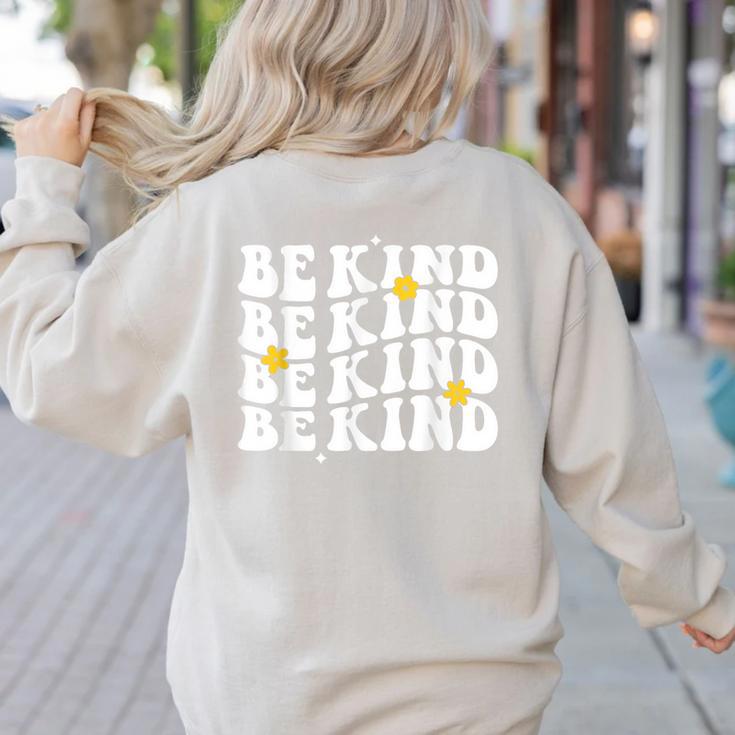 Unity Day Shirt Orange Kids Teacher 2023 Be Kind Groovy Women's Sweatshirt Back Print