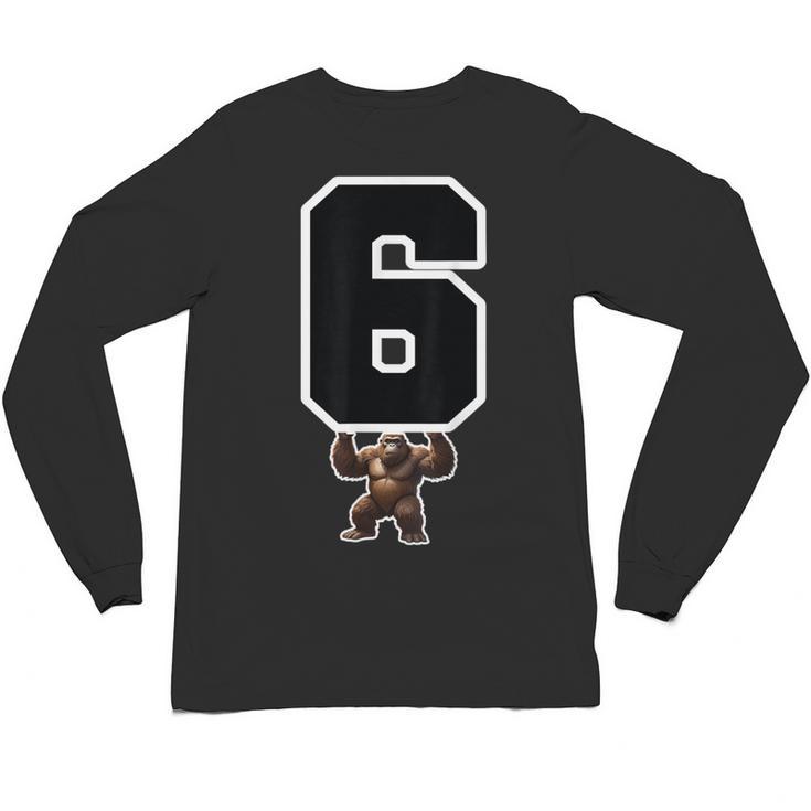 6 7 Matching Teachers Halloween Costume Gorilla Unisex Long Sleeve T-Shirt