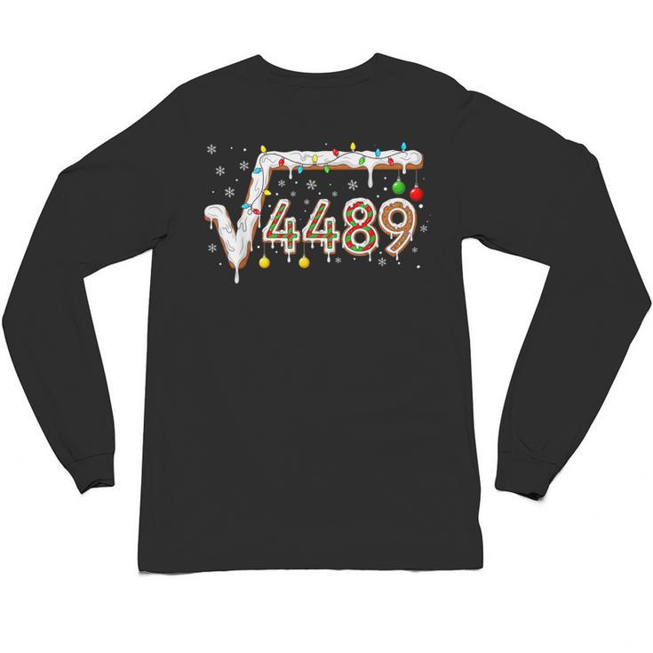 67 Meme Square Root 4489 Slang Math Teacher Christmas Unisex Long Sleeve T-Shirt