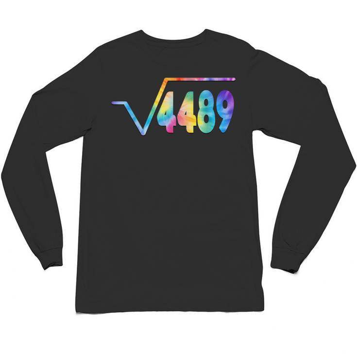 67 Meme Square Root 4489 Slang Math Teacher Tie Dye Unisex Long Sleeve T-Shirt, trending gift 67 Meme Square Root 4489 Slang Math Teacher Tie Dye Unisex Long Sleeve T-Shirt, trending gift