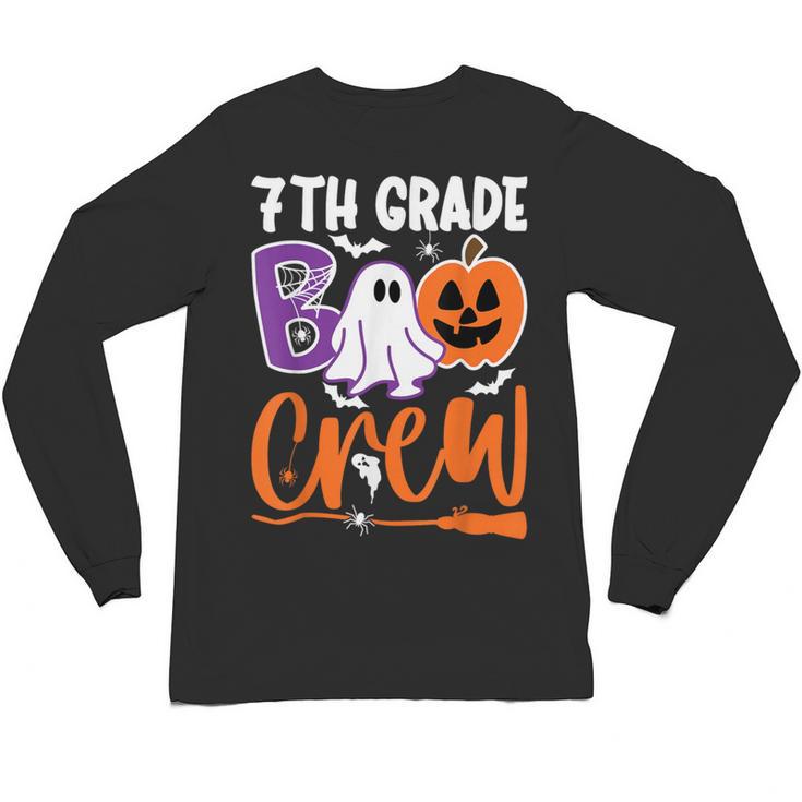 7th Grade Boo Crew Teacher Student Halloween Costume Unisex Long Sleeve T-Shirt