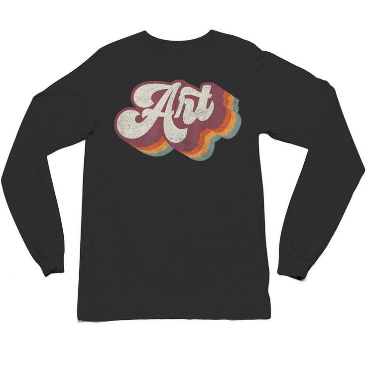 Art Teacher Back To School Unisex Long Sleeve T-Shirt