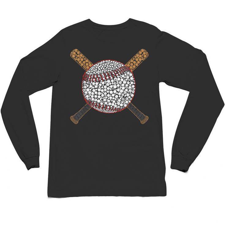 Baseball Happy Dot Day Shirts For Kids Men Women Teacher Unisex Long Sleeve T-Shirt