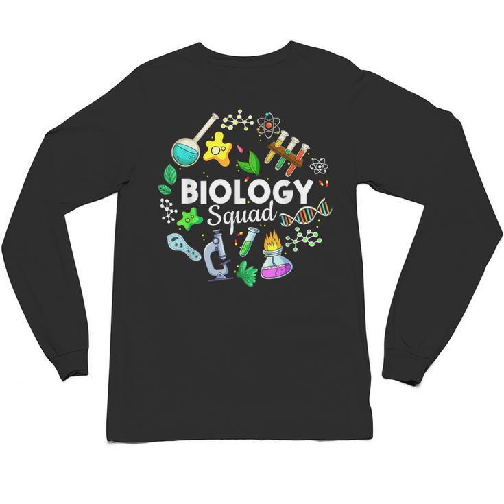 Biology Squad Science Teacher Student Biologist Unisex Long Sleeve T-Shirt