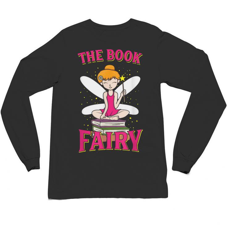 The Book Fairy Reading Teacher Librarian T-Shirt Unisex Long Sleeve T-Shirt