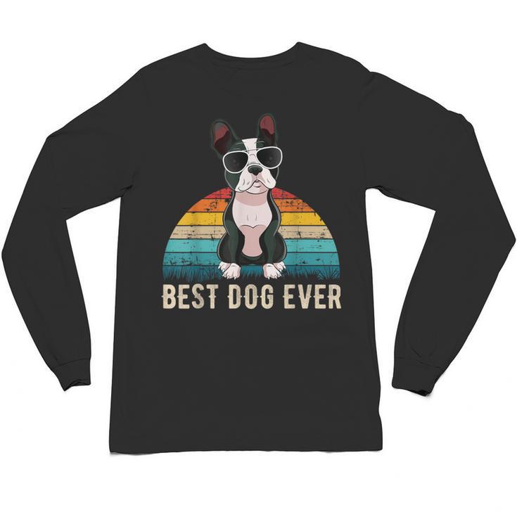 Boston Terrier Boston-Bulldog For Men Women Girls Kids Unisex Long Sleeve T-Shirt