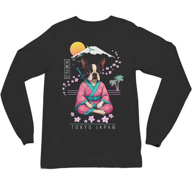 Boston Terrier Boston Bull Terrier Unisex Long Sleeve T-Shirt