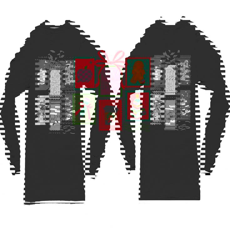 Christmas Teacher Stamps Unisex Long Sleeve T-Shirt