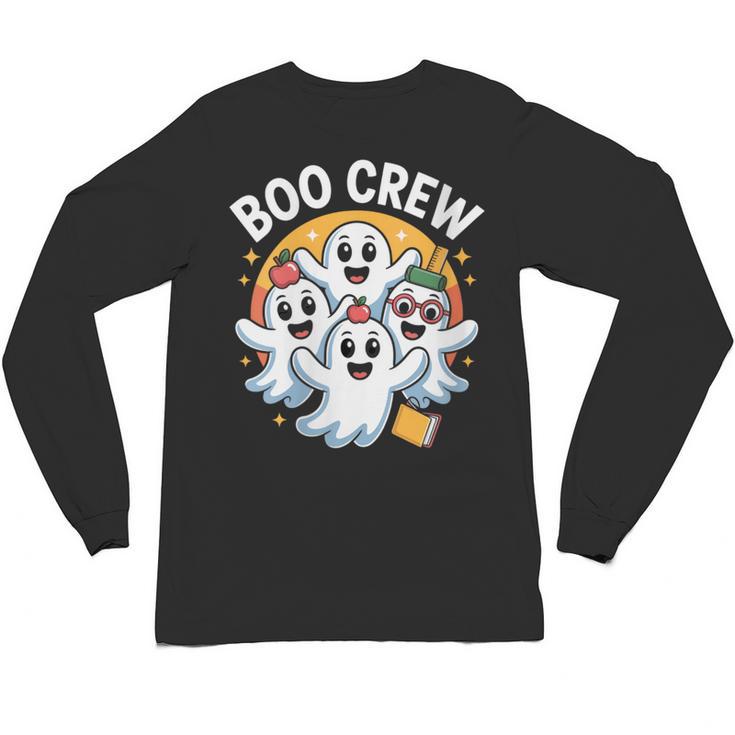Cute Group Matching Teachers Halloween Unisex Long Sleeve T-Shirt