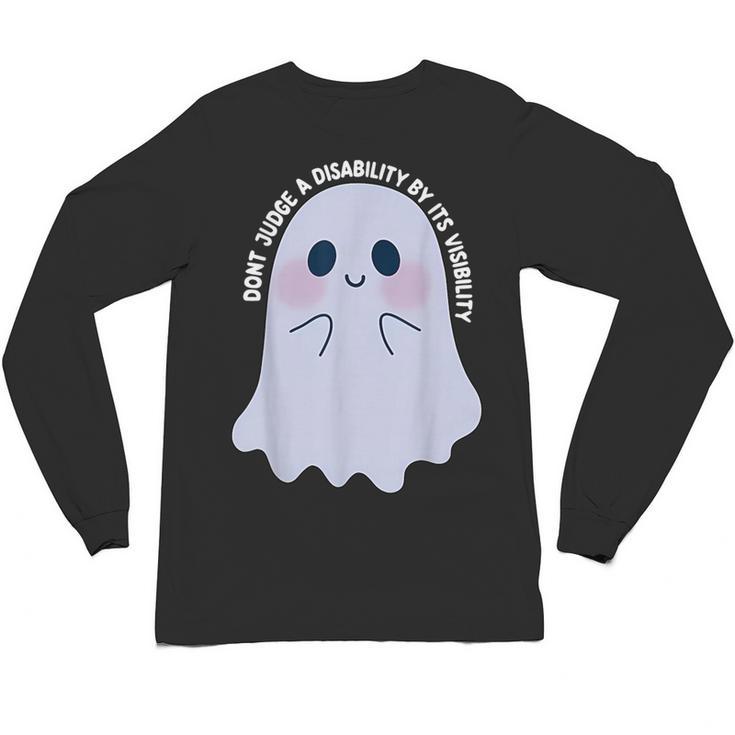 Dont Judge a Disability By Its Visibility Teacher Unisex Long Sleeve T-Shirt