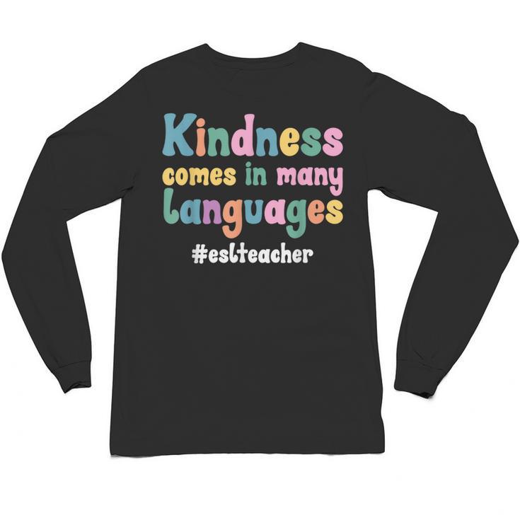ESL Teacher English As A Second Language Teacher Unisex Long Sleeve T-Shirt
