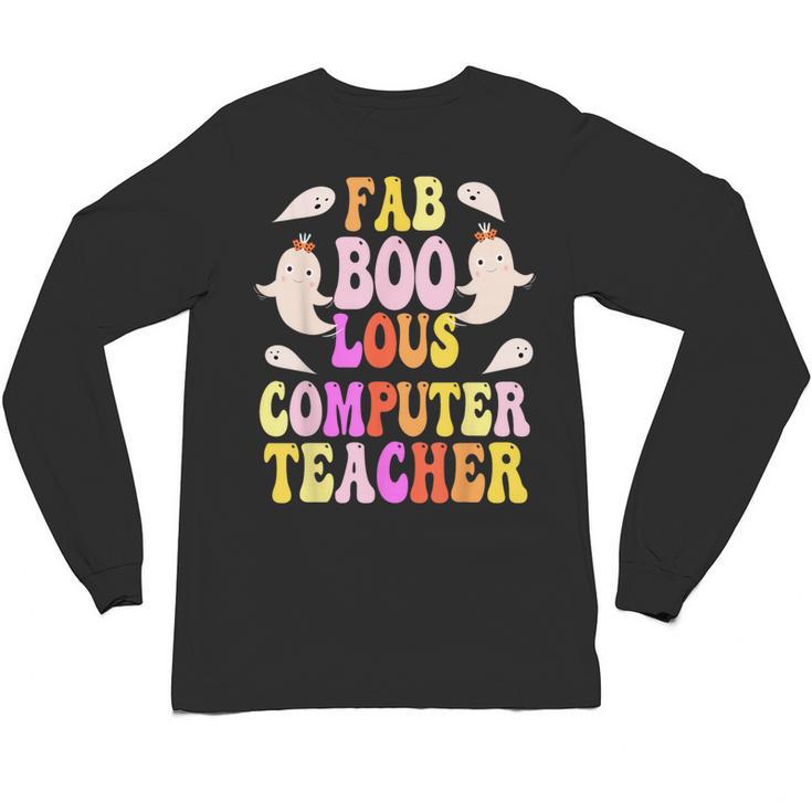 Faboolous COMPUTER TEACHER Costume This Is My Spooky Mom Dad Unisex Long Sleeve T-Shirt, trending gift Faboolous COMPUTER TEACHER Costume This Is My Spooky Mom Dad Unisex Long Sleeve T-Shirt, trending gift