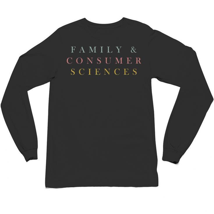 FCS Teacher Family And Consumer Sciences Minimalist Teacher Unisex Long Sleeve T-Shirt