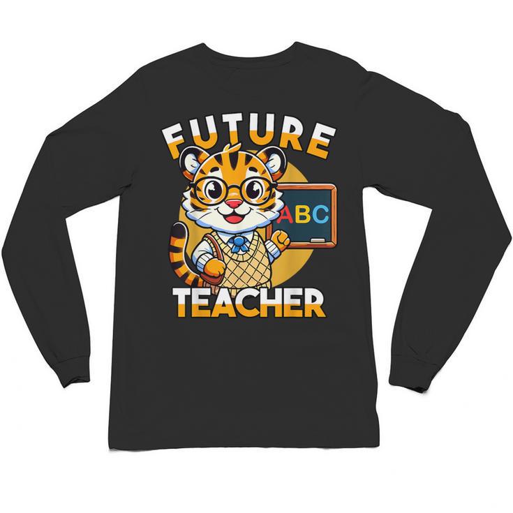 Future Teacher Graphic For Boys Inspiring Young Minds Unisex Long Sleeve T-Shirt